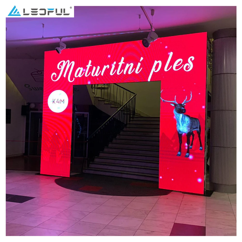 Large Church Backdrops LED Video Wall Screen Indoor HD P2.6 P2.9 P3.9 LED Display