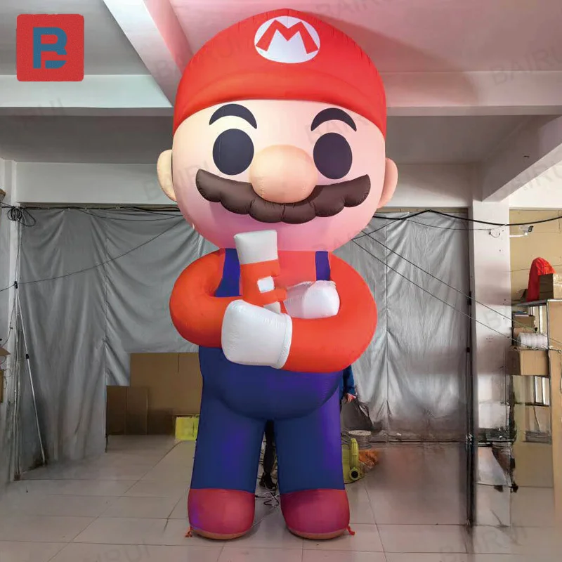 

Inflatable cartoon characters with blowers, owith blowers, outdoor shopping mall and square activity decoration props