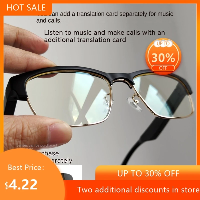 

Умные Bluetooth-очки Echowear 2026: звонки, музыка, защита глаз от синего света, стереозвук, голосовое управление