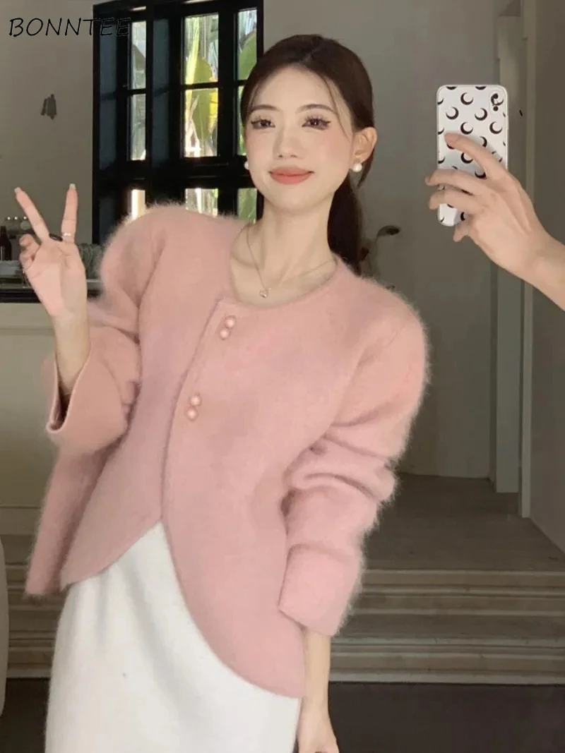 

Куртки женские корейская мода пушистая верхняя одежда свободного покроя осень зима теплые нежные мягкие универсальные повседневные популярные простые модные уютные