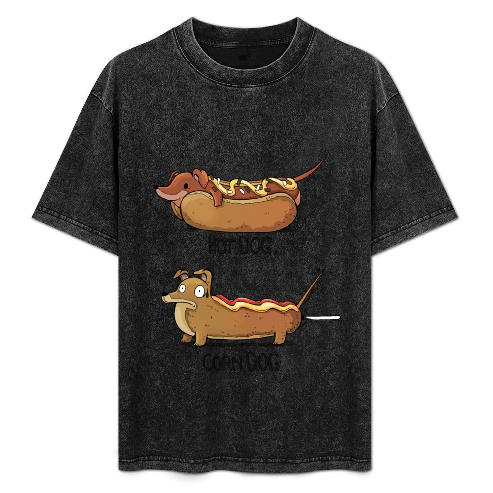 

Hot Corn Dog T-Shirt Thanksgiving Casual Tee
