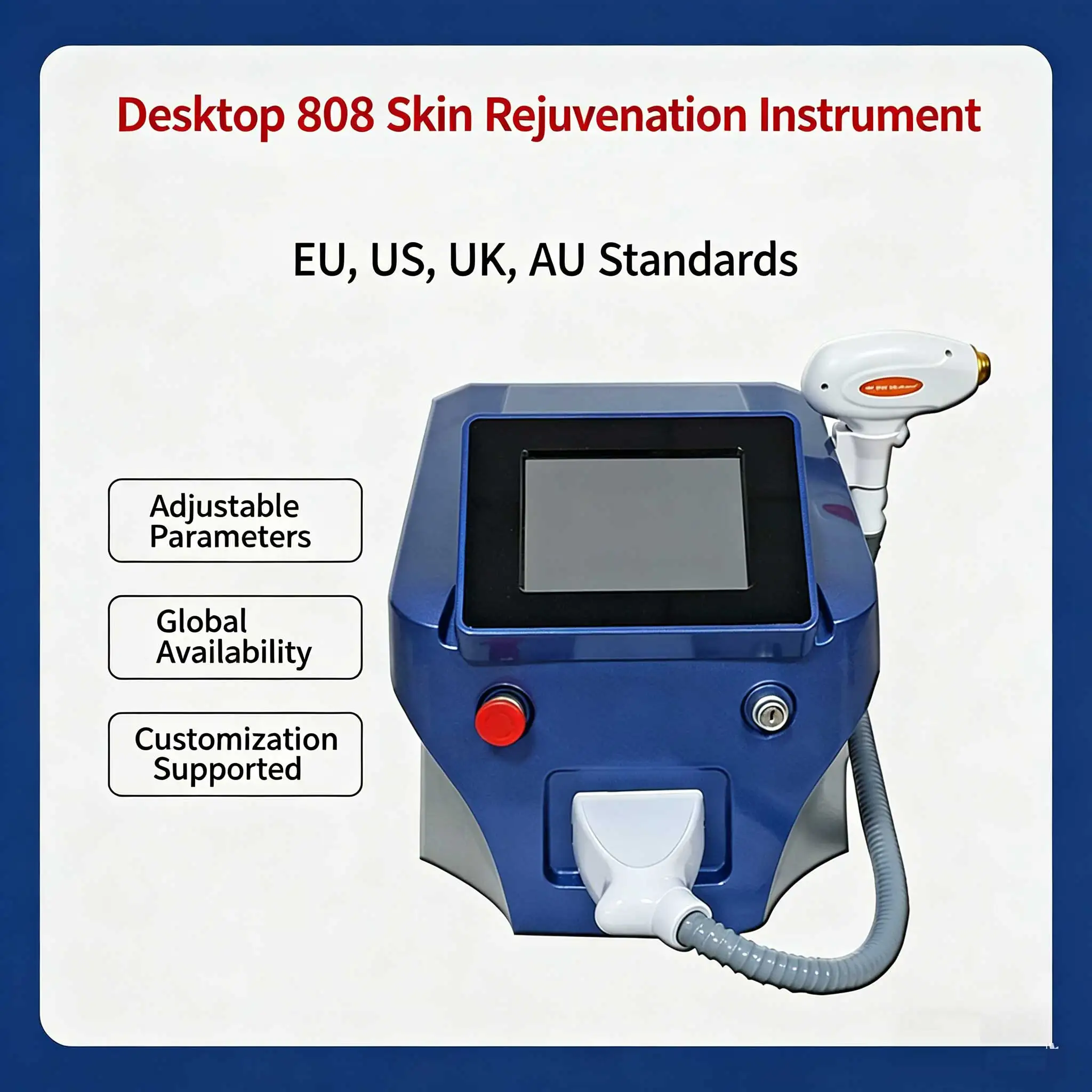 

Desktop 808 Three Band Whitening and Skin Rejuvenation Multifunctional Device
