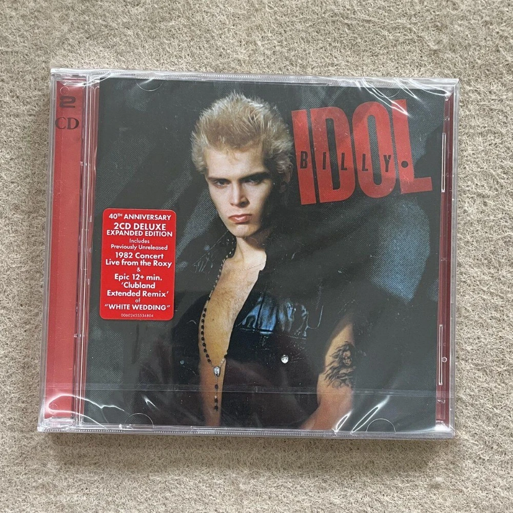

Billy Idol Expanded Edition 2CD 1982 Debut Album White Wedding Hot In The City Punk Rock New Wave Sealed New Import
