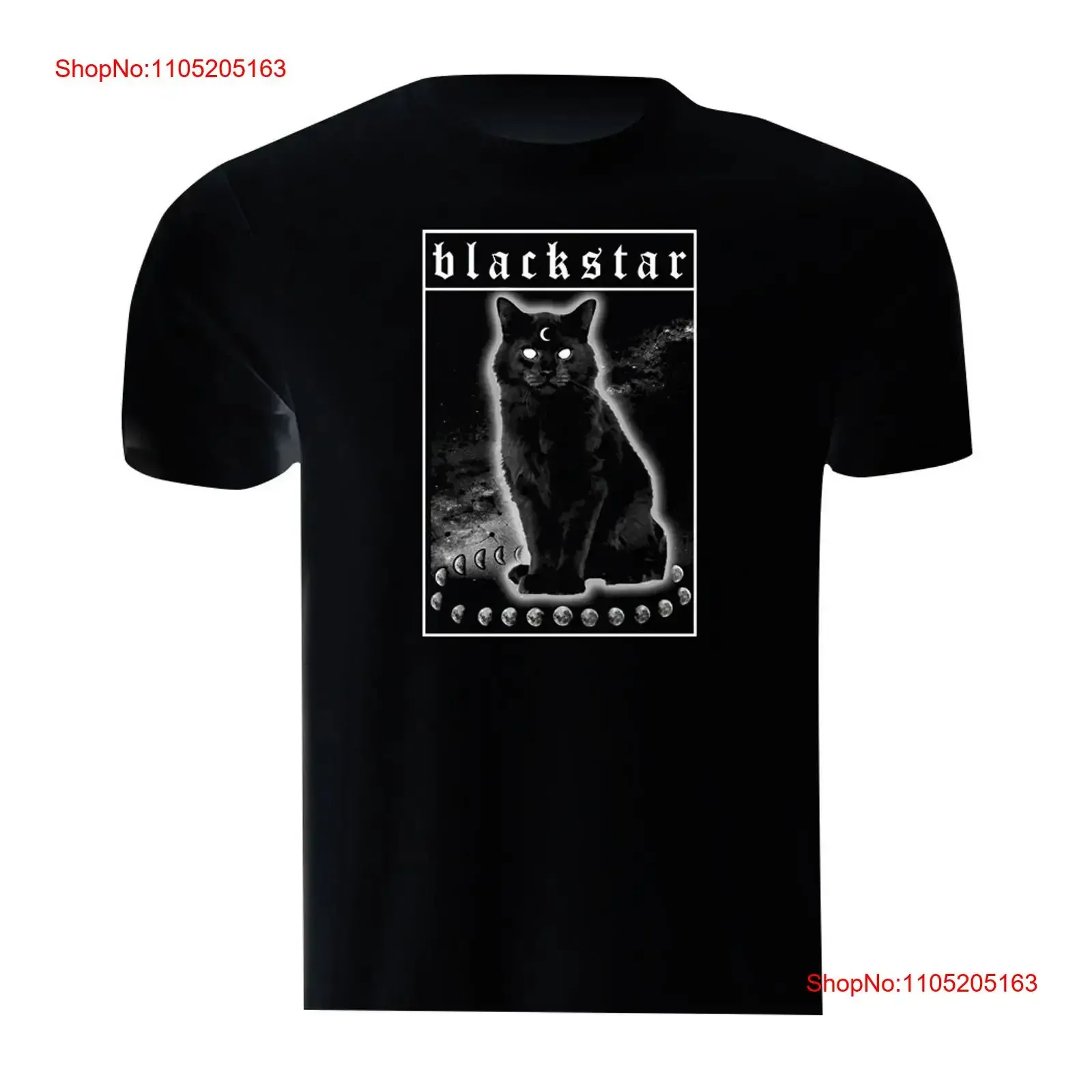 Gothicat T Shirt Blackstar vintage Washed Unisex Breathable streetwear Top For Everyday Wear Stylish Slightly designer clothes