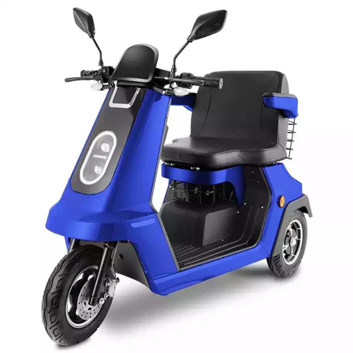 EEC CE Certifide Deluxe Double Seats 3 Wheels 500w 48v 20ah Elder Electric Mobility Scooter