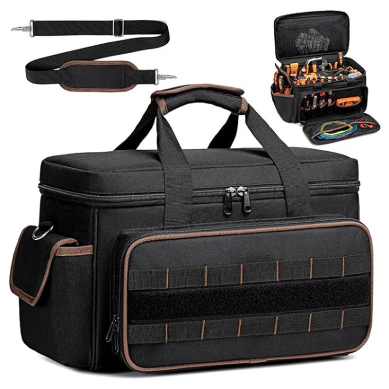 

Men Tool Storage Handbag Outdoor Camping Hiking Mountaineering Shoulder Bag Large Capacity Sports Gym Work Travel Crossbody Pack
