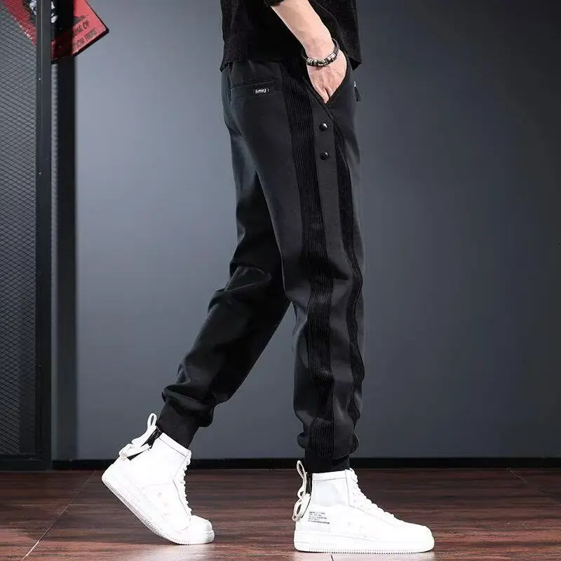 

Man Sports Pants Drawstring Loose Cotton Deals Comfortable Trousers Clearance Sale Casual Autumn Winter Cool Sweatpants for Men