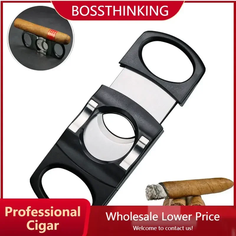 

Cigar Scissors Portable Stainless Steel Knife Punch Guillotine Portable Travel Cigars Holder Smoking Accessories