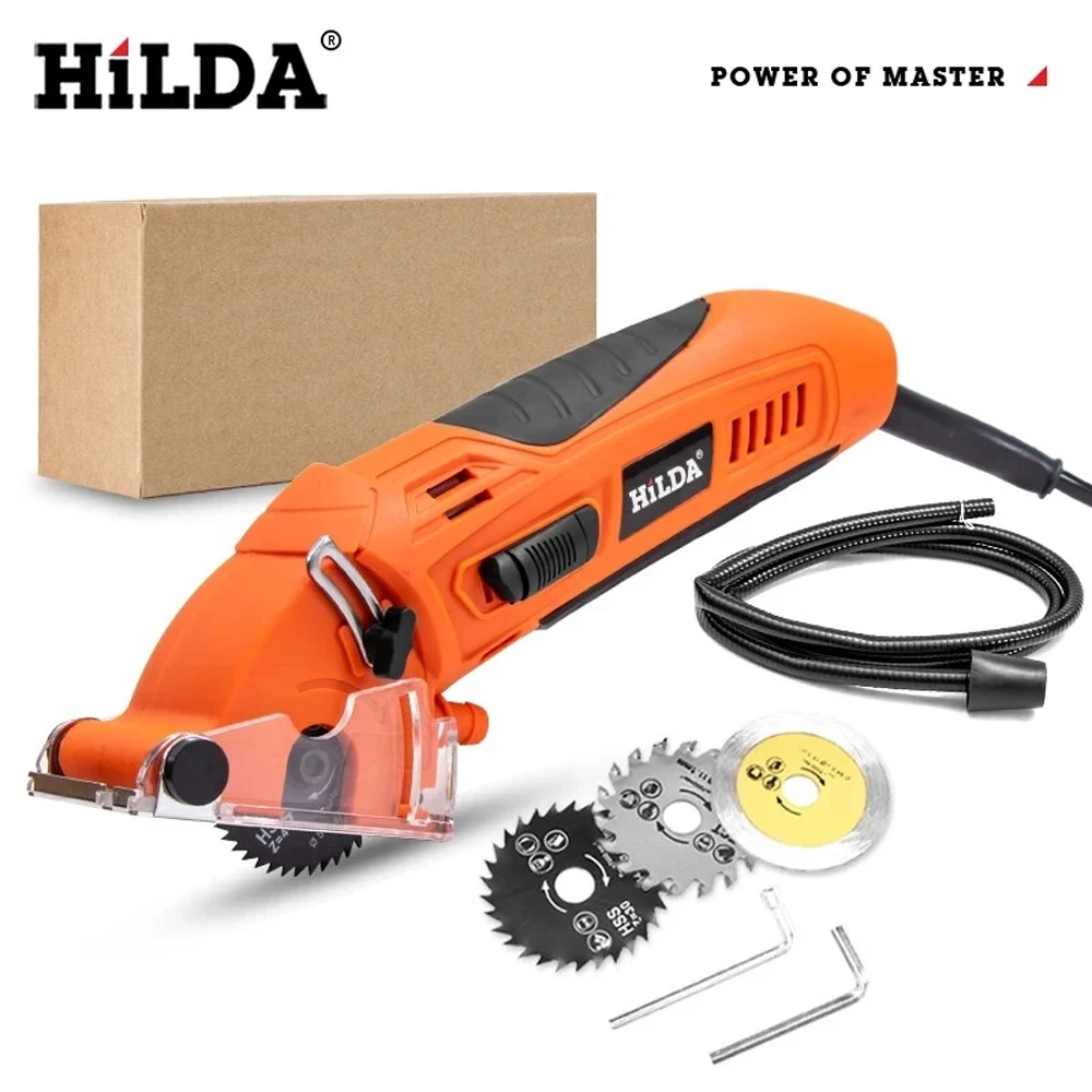 

HILDA 400W Electric Saw Mini Electric Circular Saw DIY Multifunctional Electric Saw Power Tools Rotary Tool for Woodworking