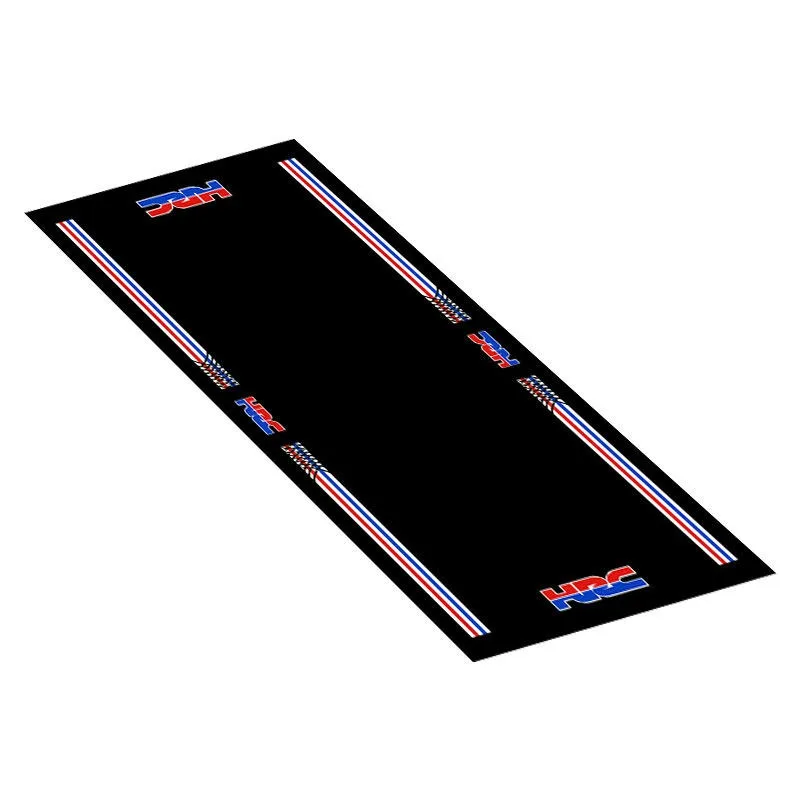 Op maat gemaakte Honda motorfiets parkeermat antislip garagekleed cool racing moto display tapijt antislip huisdecoratie vloermat