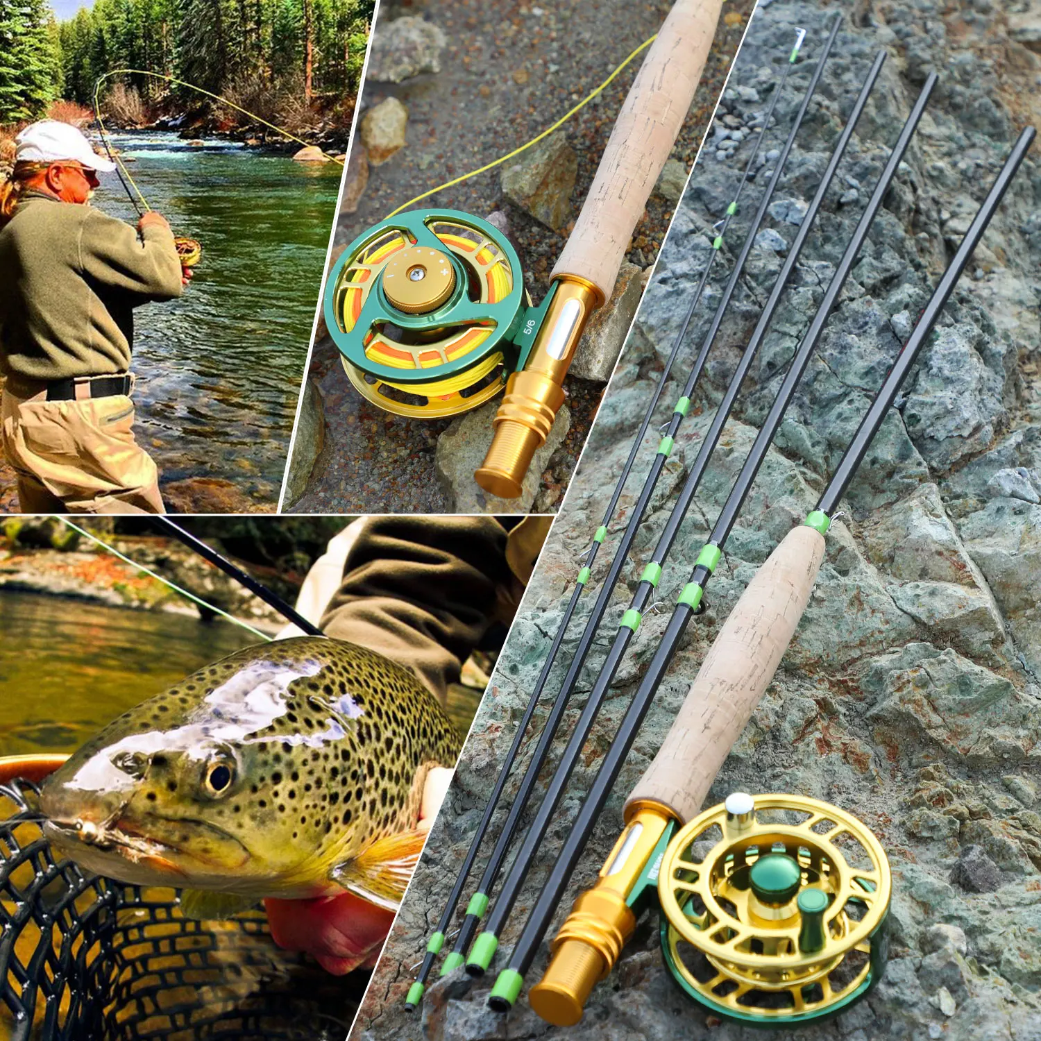 Fly Fishing Rod & Reel Kit 6