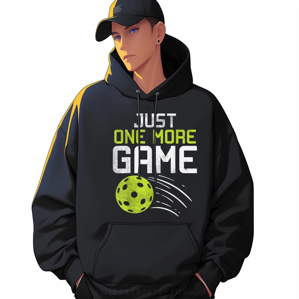 

Just One More Game Pickleball Normal Labor Day O-Neck Men Sweatshirt Hip Hop Hoodies Cute Long Sleeve Hoodies