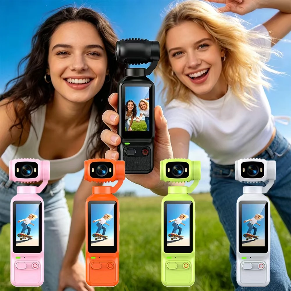 1080P HD Portable Pocket Vlog Camera 180° Rotatable Lens IPS Display Built-in Mic for Travel & Lifestyle Vlogging