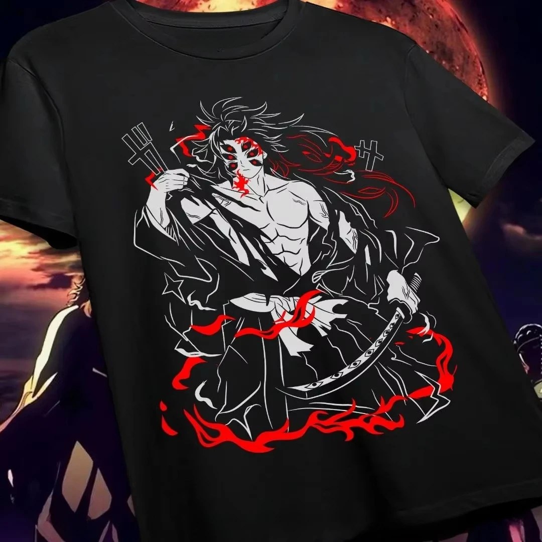 Jujutsu Kaisen Anime Upper Moons Kokushibo Printed T-shirt Men's and Women's T-shirt Men's Top Sports T-shirt Men's T-shirt 2026