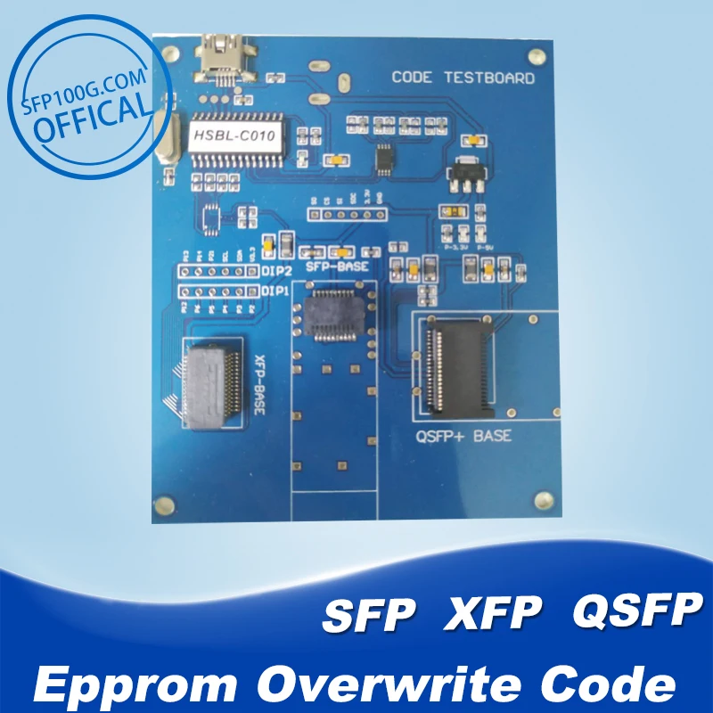 SFP Programmer Board for SFP QSFP XFP Code ,DOM ,Read Changeing Save Code