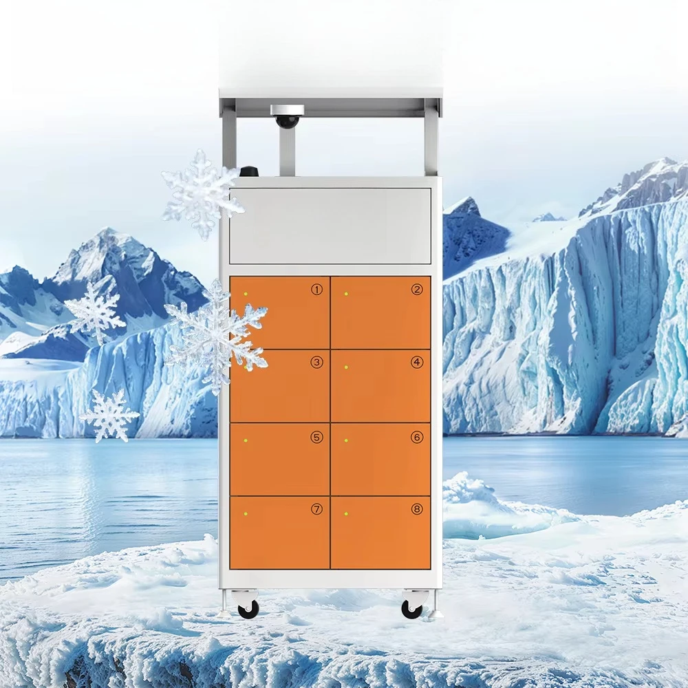Electric motorcycle tricycle eight-slot lithium battery exchange power station high power 485 function charging cabinet
