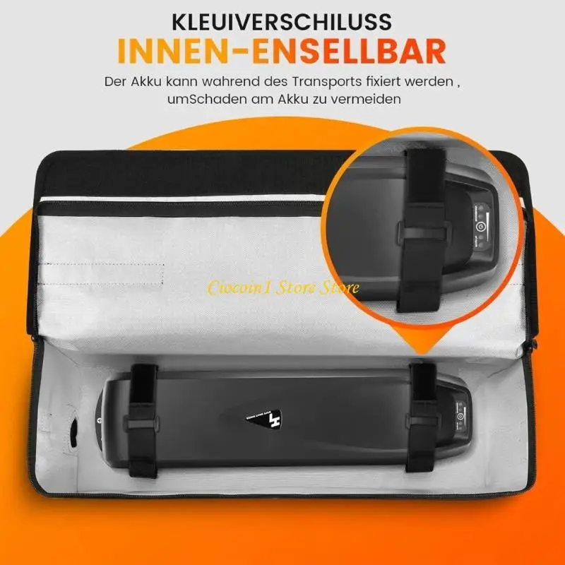 A3PC Heat Resistant Leakproof Ebike Battery Storage with Breathable Design & Multiple Purpose Utility for Electric Cycles