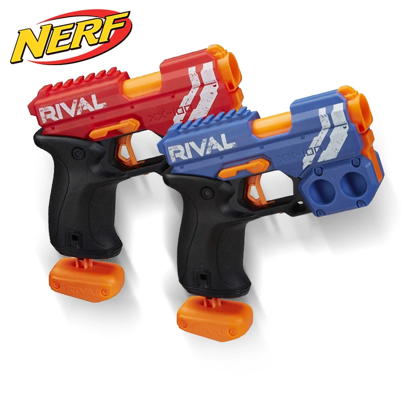 

Nerf Rival Knockout XX-100 Blaster Round Storage 85 FPS Velocity Missing Balls Toy with 2 Ball Dart Rounds for Ages 14 and Up