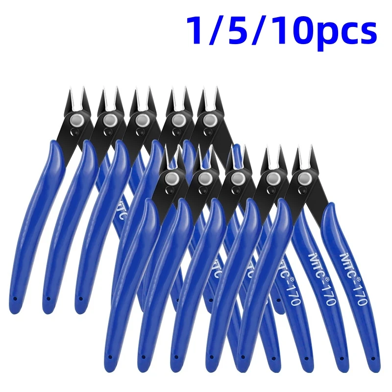 1/5/10PC 170 Wishful Clamp DIY Electronic Diagonal Pliers Side Cutting Nippers Wire Cutter 3D printer parts Hand Tools