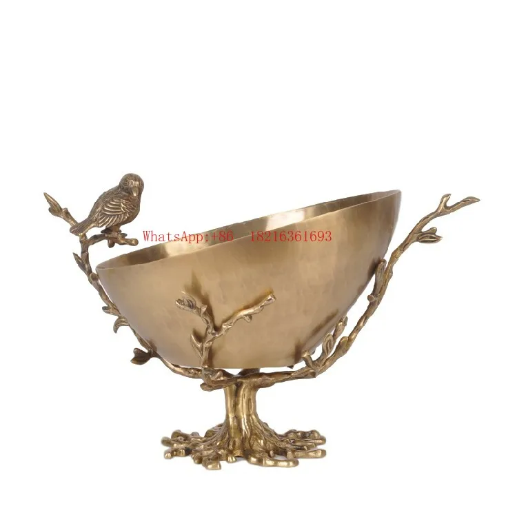 

Домашняя высококачественная медная фруктовница-органайзер для гостиной, съемная, для фруктов и овощей