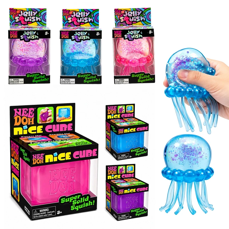 2026 NeeDOH Model Soft Squishy Toy Nice Cube Sensory Stress Reliever Fidget Tool for Anxiety for Adults Premium in Stock