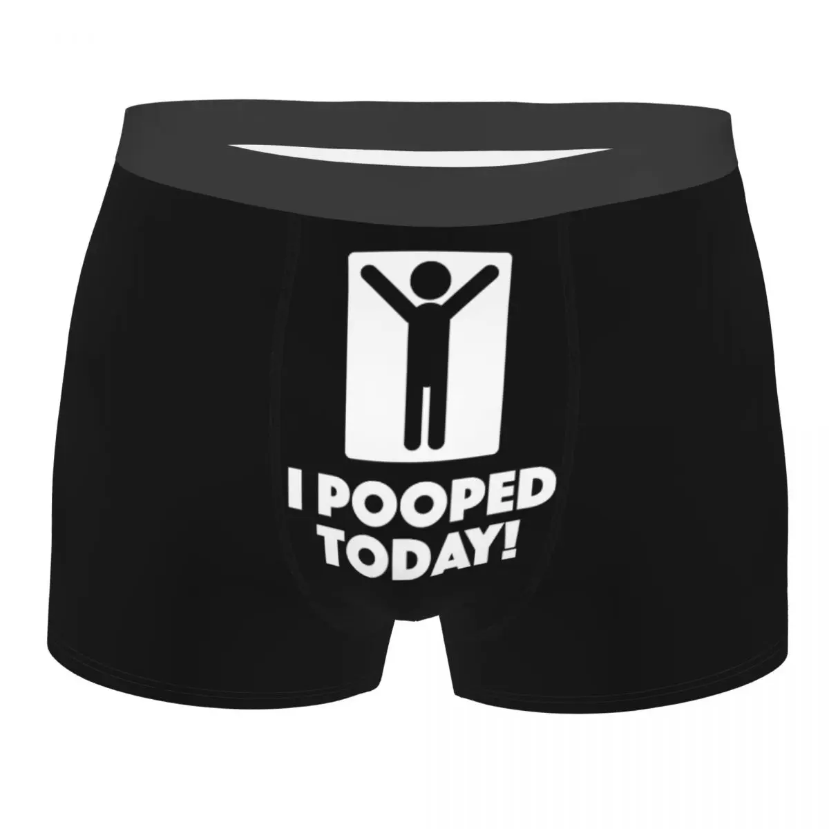 

Custom Cool I Pooped Today Boxers Shorts Panties Male Underpants Stretch Briefs Underwear