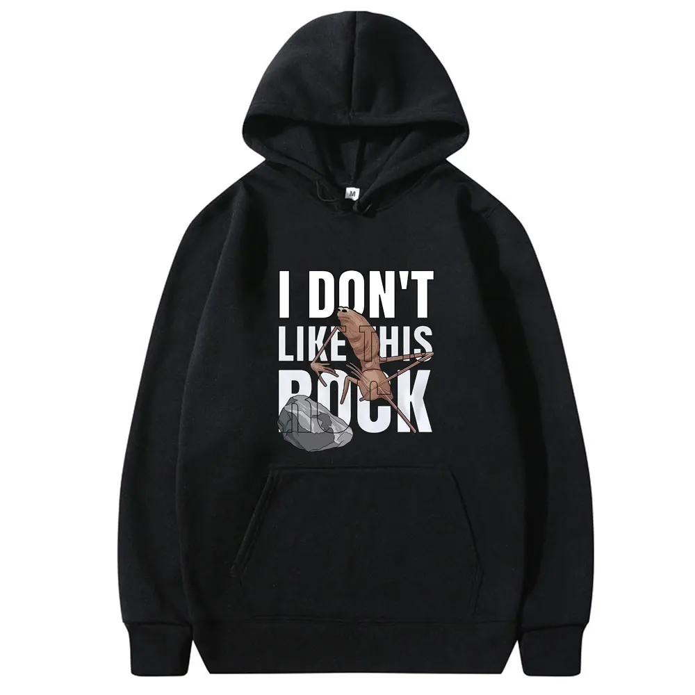 عرض ساخن أنا لا أحب هذا روك هوديي ماركوس الدودة مضحك ميمي البلوز الرجال النساء عادية خمر المتضخم مقنعين البلوز