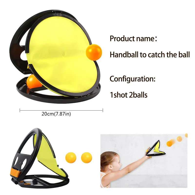 Catch Ball Game for Adult Kid Outdoor Indoor Funny Interaction Sensory Sport Toy Training Hand Eye Coordination Parent Child Toy