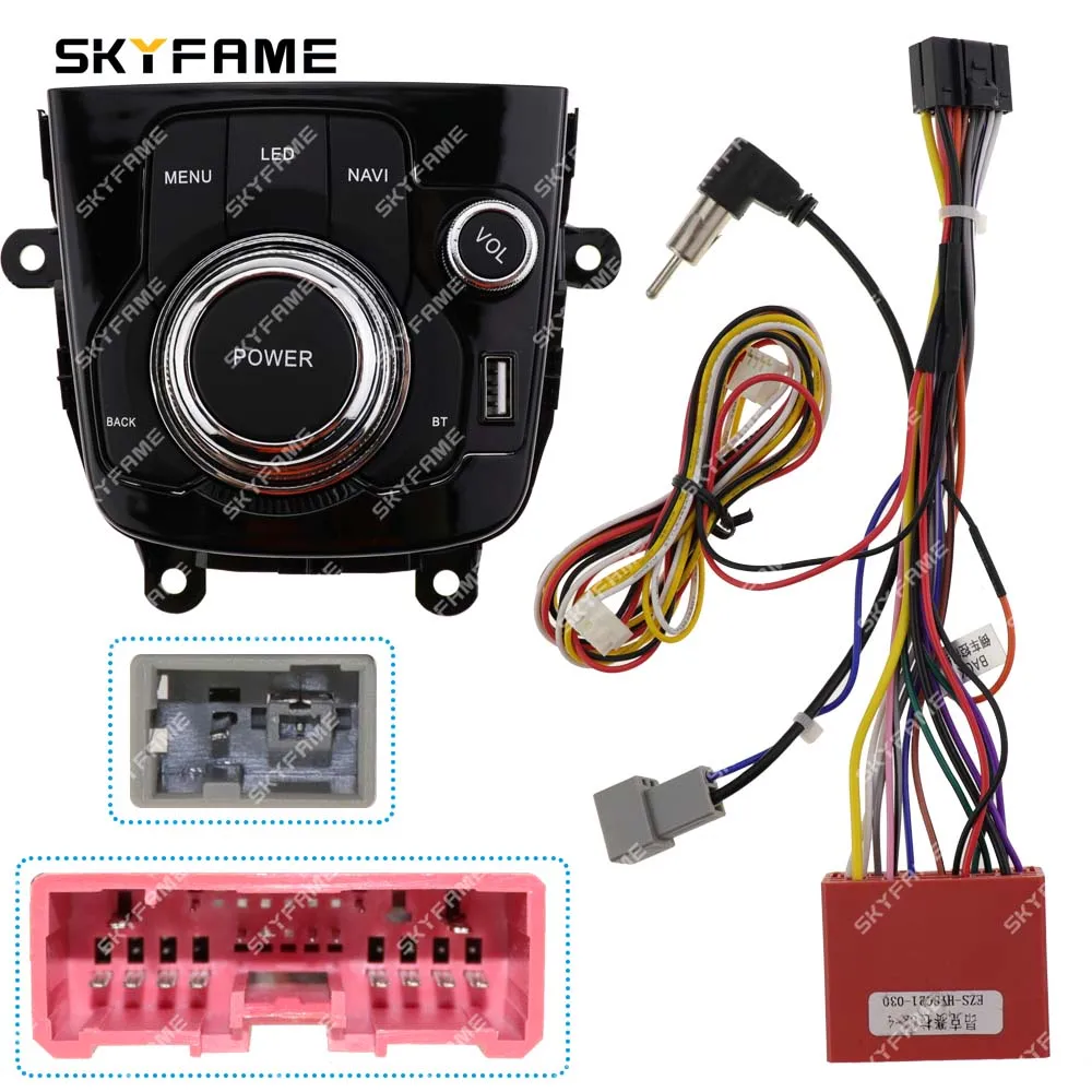 9/12.3 Car Frame Fascia Adapter Canbus Box Decoder Mouse I-Driver Android Radio Dash Fitting Panel Kit For Mazda 3 Axela CX-4