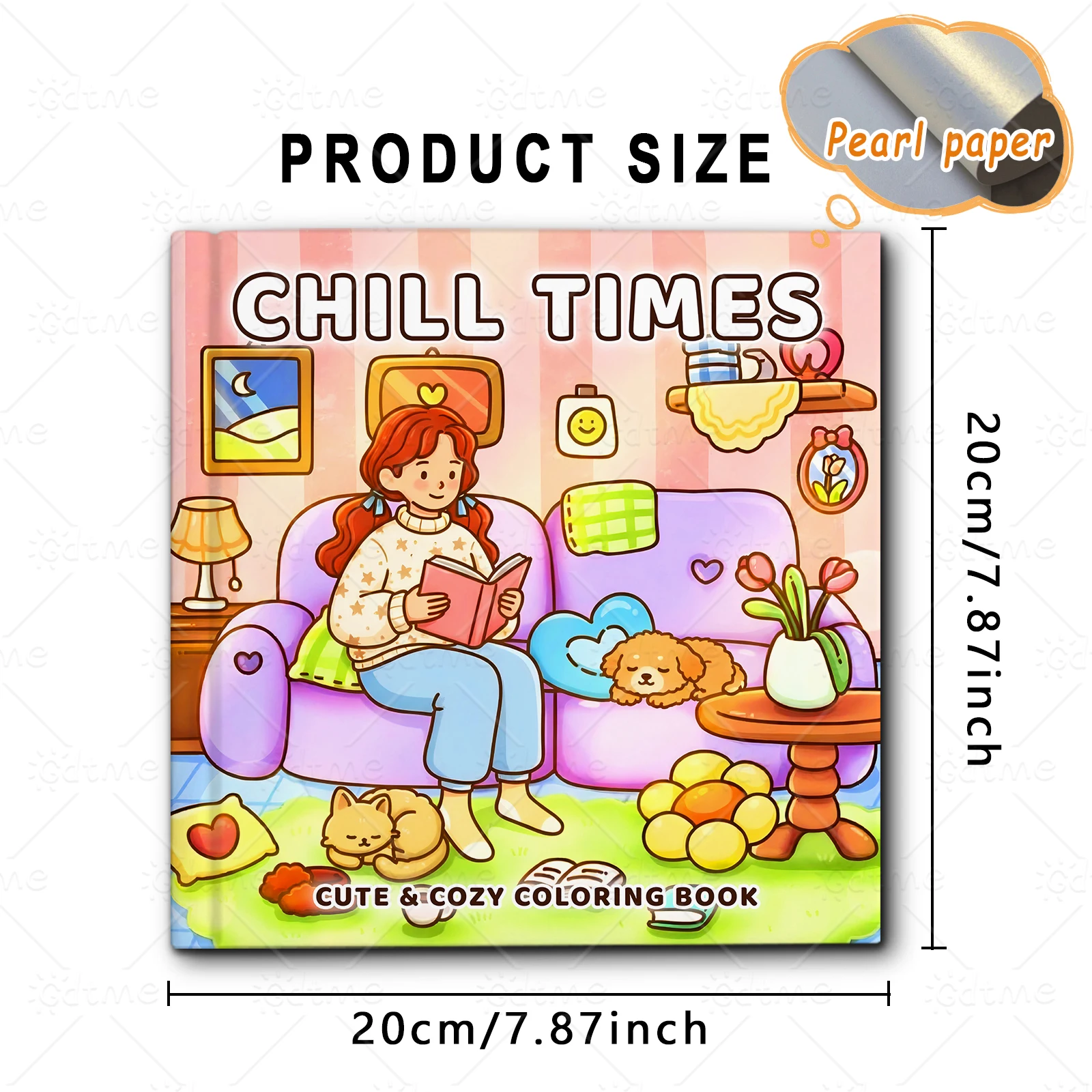 CHILL TIMES Stoer-gemakkelijke patronen Kleurboek voor volwassenen Leuk tekenboek Perfect cadeau voor feest en verjaardag