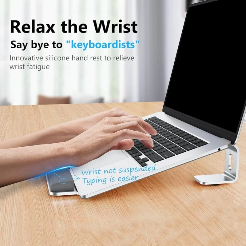 Vertikaler Laptop-Ständer aus Aluminium, Desktop-Ständer, verstellbares Dock, platzsparend