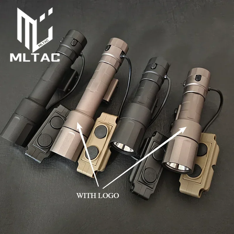 Airsoft REIN 2.0 Tactical Flashlight MLOK Base Night Hunting Specific Light Dual Function Remote Pressure Switch For 20MM Rail