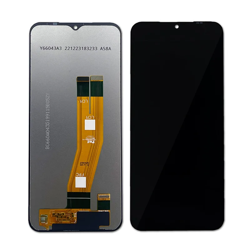

5Pcs New For Galaxy A14 4G Screen Assembly A14 mobile phone glass LCD display inside and outside