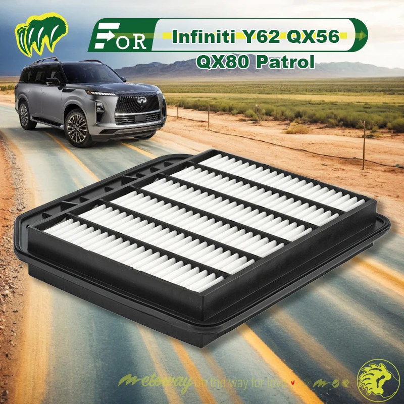 

For Infiniti Y62 QX56 QX80 Patrol Car Air Filter Auto Climate Control Replace Accessory Replacement Filter