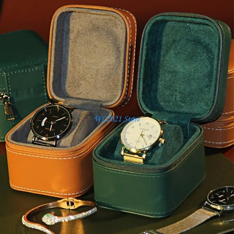G5GC 가죽 시계 선물 상자 케이스 여행용 시계 보관용 단일 시계