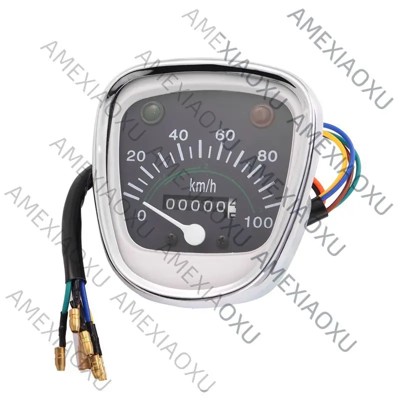 AMEXIAOXU Retro Speedometer Tachometer Odometer Instrument For Honda Passport Cub C50 C70 C90 C70MK3 Universal Gauges