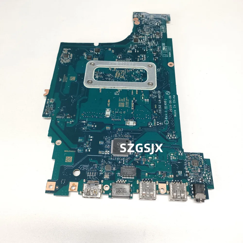 Imagem -04 - Placa-mãe Cpu Ddr4 para Dell Inspiron 15 3595 Fdi52 La-h872p A6-9225 Cn0h6n8t 0h6n8t H6n8t