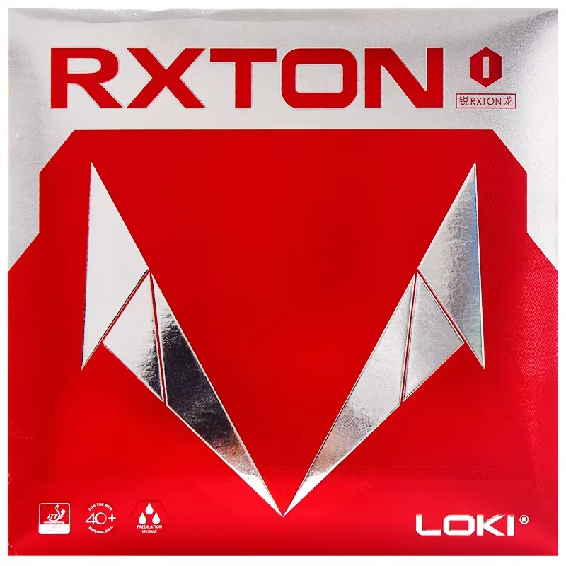 

Original Loki Rxton 1 Table Tennis Rubber Red Black 1 Pack ITTF Approved Ping Pong Racket Rubber for 40+ Balls