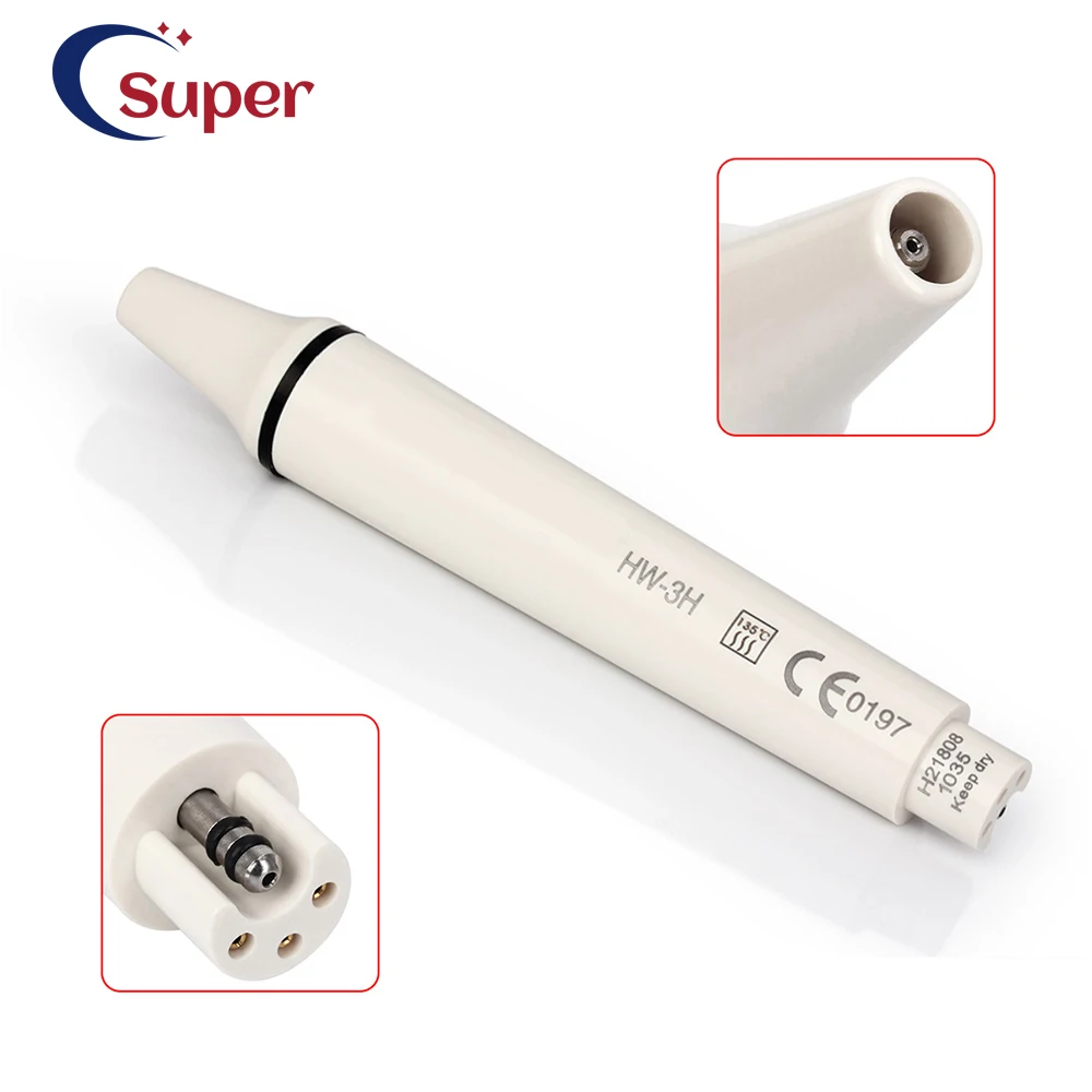 Dental Ultrasonic Piezo Scaler Handpiece HW-3H Detachable without Light Fit For E*S Dentistry Ultrasonic Scaler Teeth Whitening