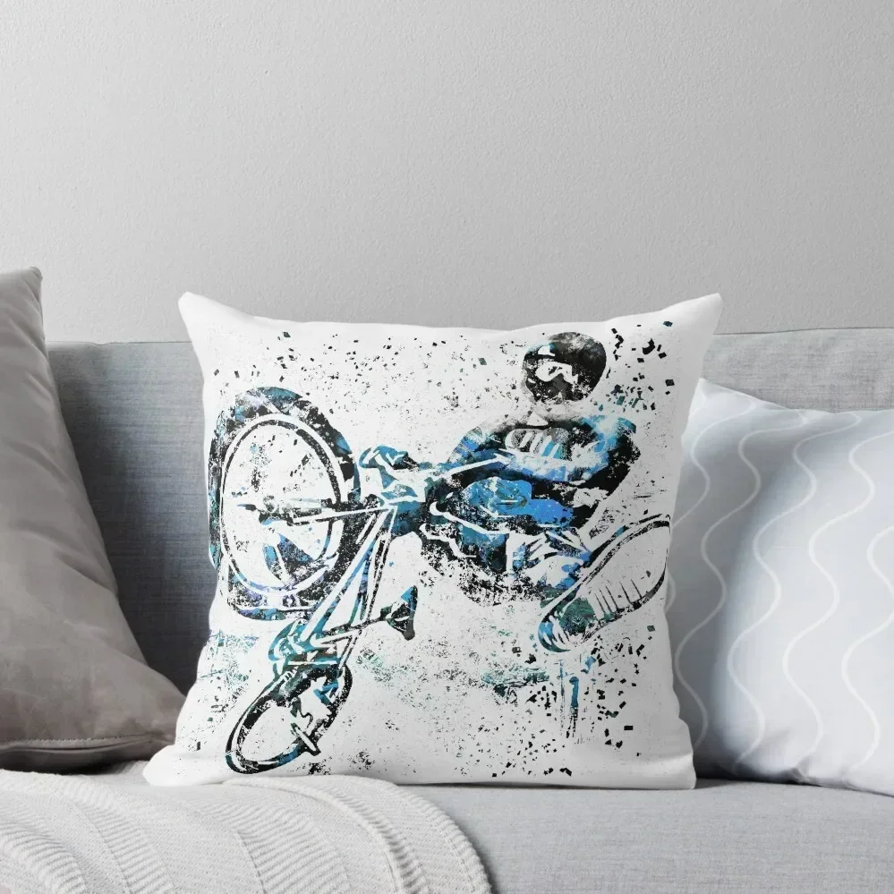 

BMX Rider BMX Bike Throw Pillow Sofa Decorative Covers New year Luxury Pillow Cover Sitting Cushion pillow