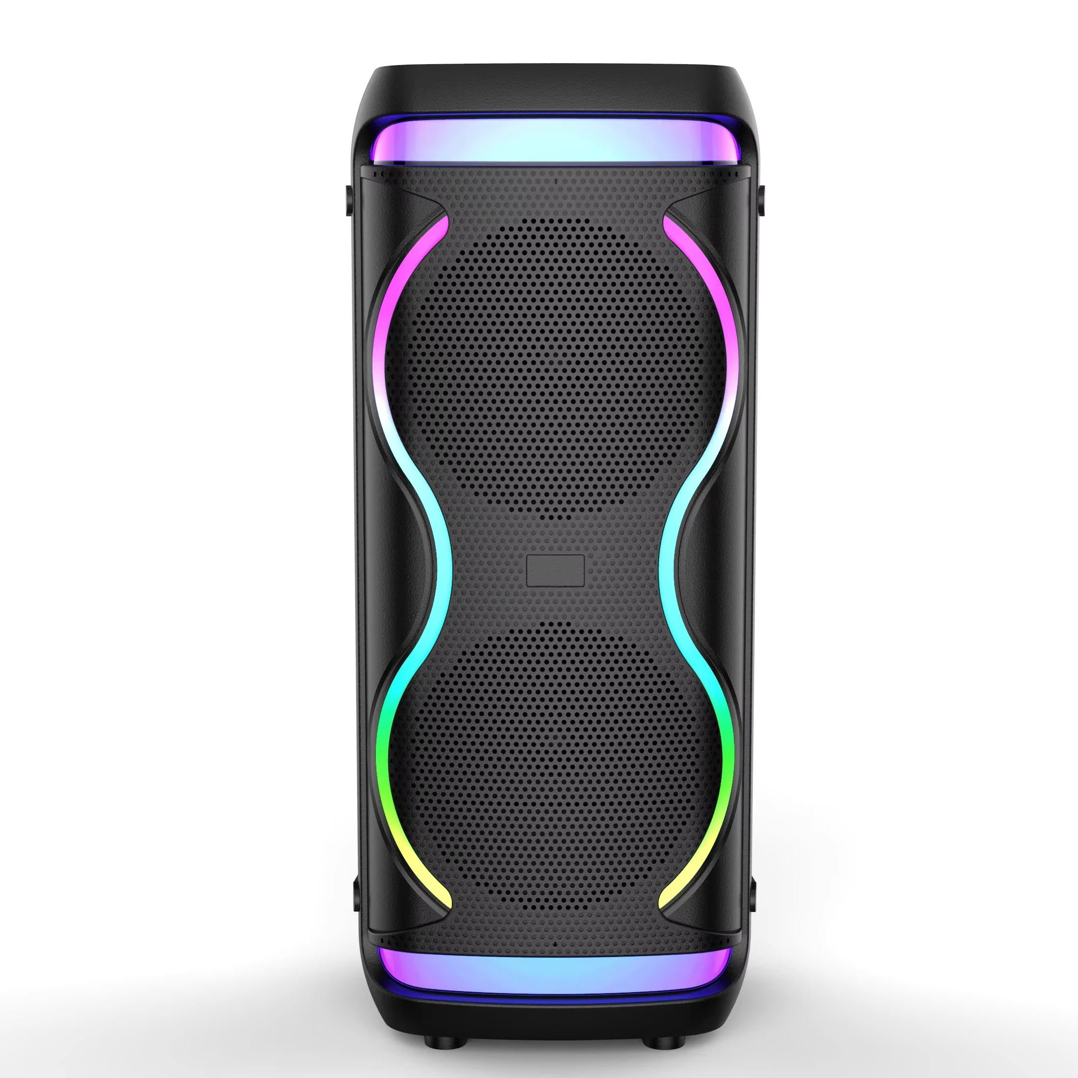 Portable Speaker with RGB Light Emitting Diode 2000-3000 mAh Battery, Full Range Speaker for Parties