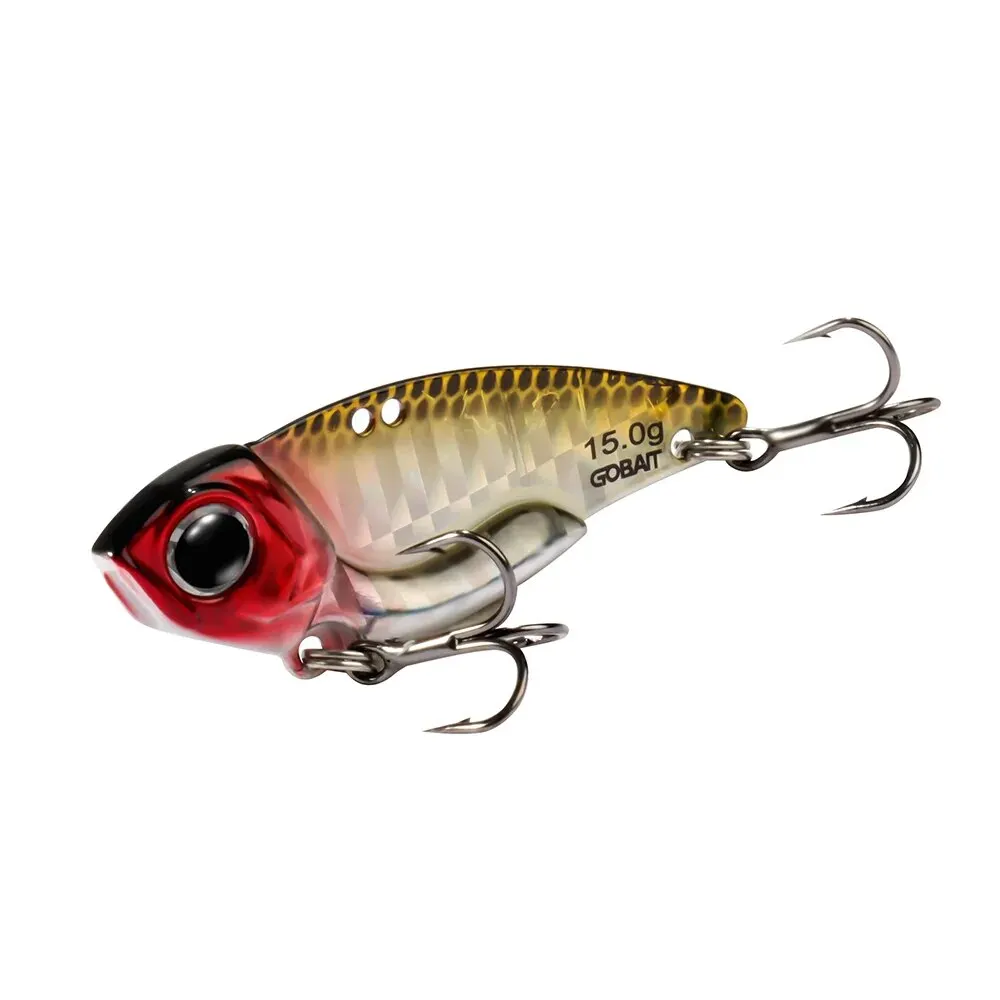 Metall Jig VIB Köder 7g 10g 15g Löffel Spinner Farbe Spinning Angelgerät Drillinge Swimbait Pesca köder Spinnerbait VIBRATION