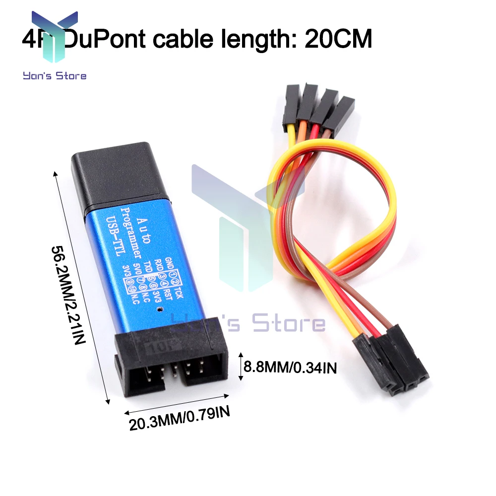 3 قطعة STC سلسلة كاملة MCU التلقائي مبرمج الجيل 5th USB إلى TTL محاكي تحميل الفردي مبرمج 3.3 فولت/5 فولت