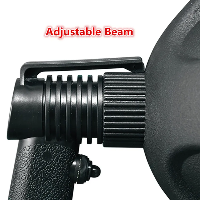 Powerful 100W Halogen Handheld Torch Ultra Lightweight  Spotlight Professional Hunting Lamp Beam Adjustment 12V DC