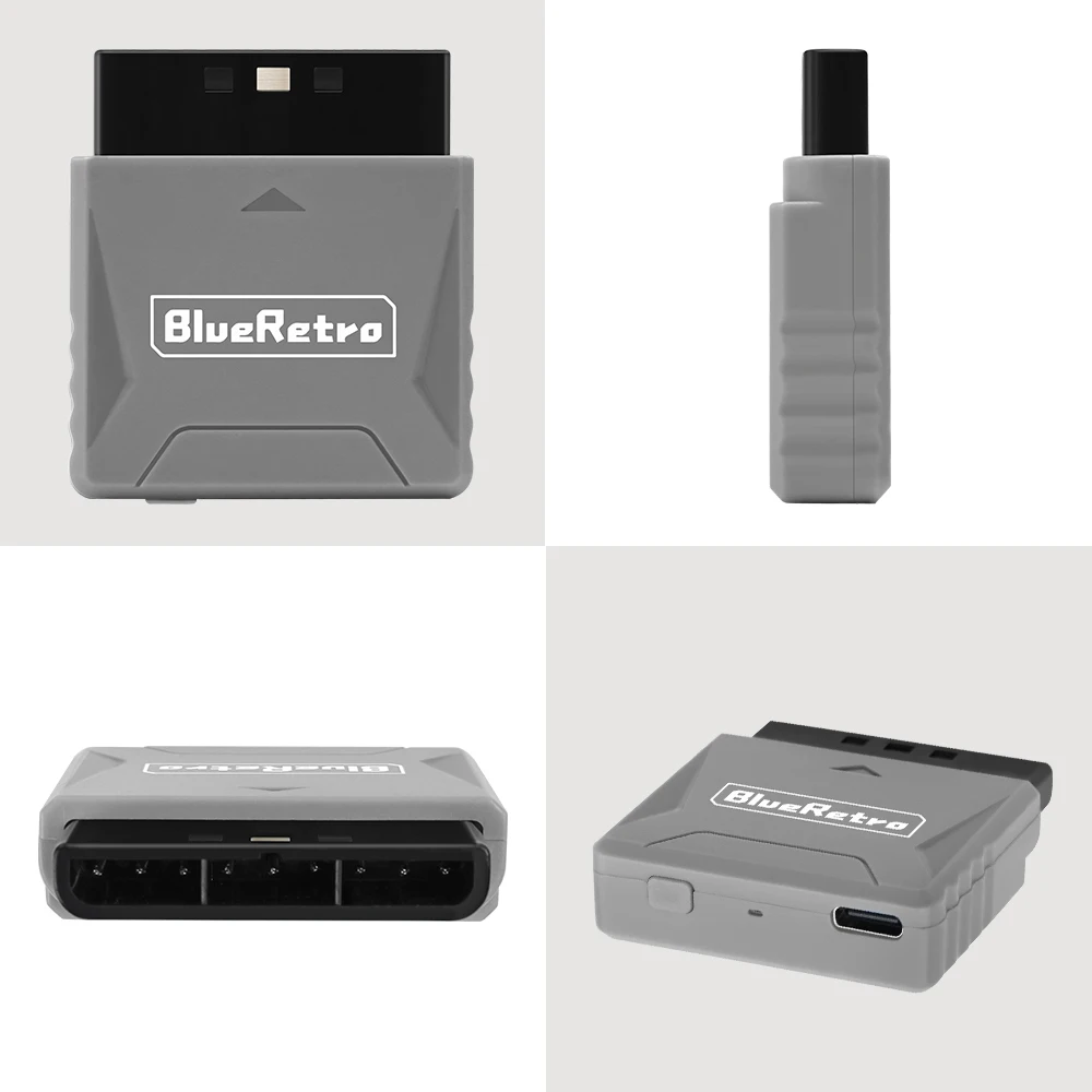 Retro scaler mini ps1 ps2 blueretro adapter für ps one ps 1/2 konsole zum schalter pro ps4 ps5 xbox serie x wireless controller