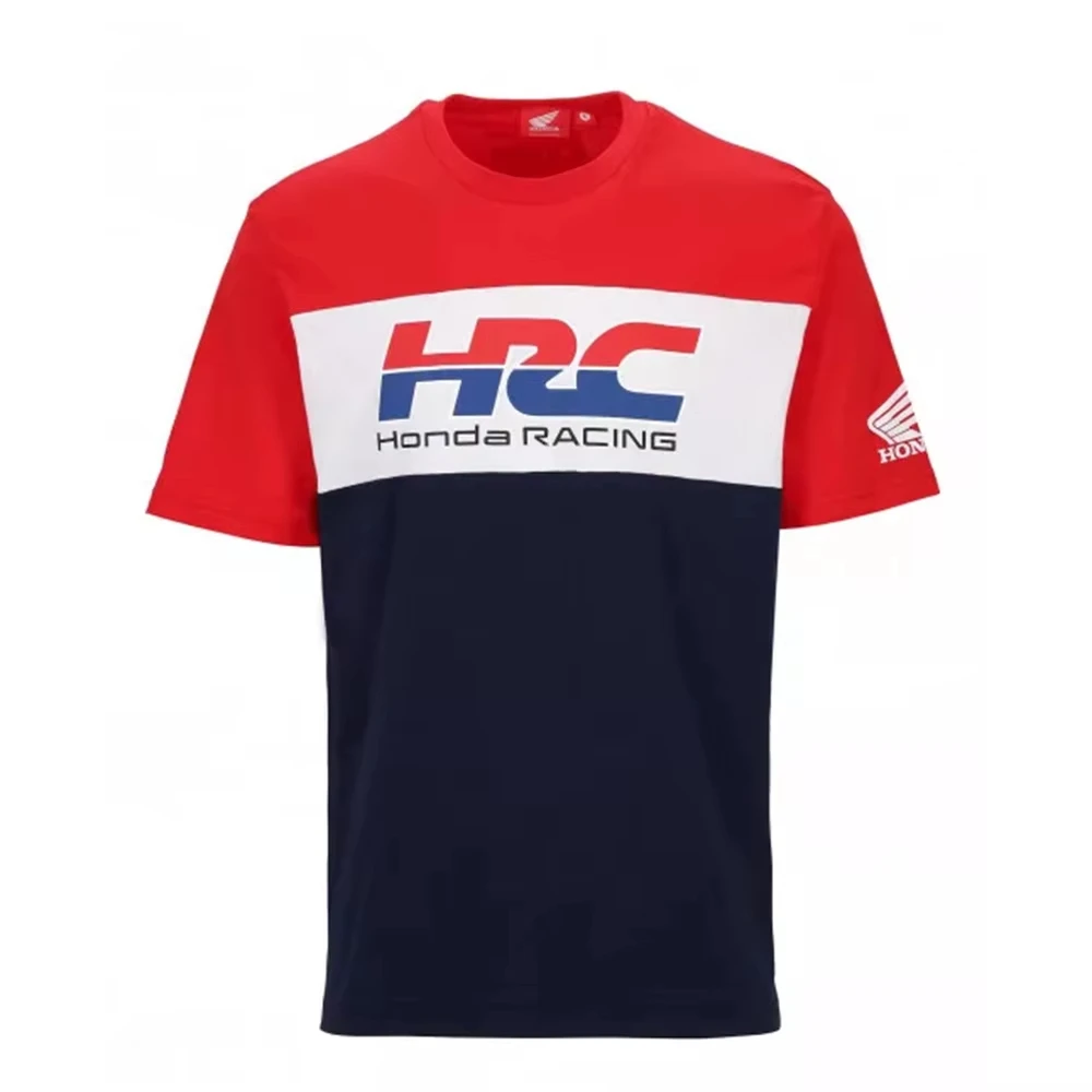 Men's Casual Wear Racing Sportswear Breathable Quick Dry Short Sleeved Fashion Trend Official HRC Racing Kids 3D Print T Shirts