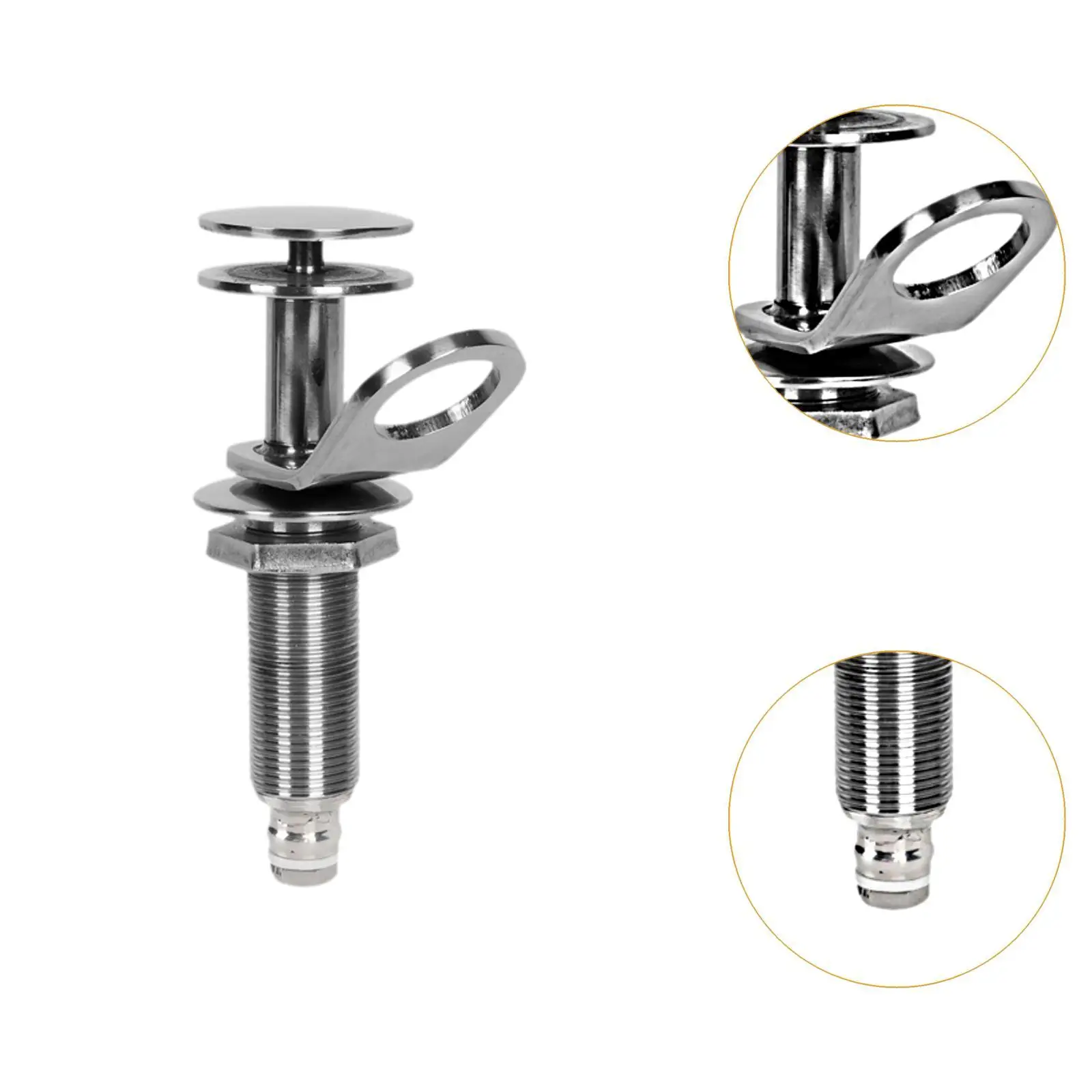 Marine Hardware Stainless Steel Quick Release Fender Bracket Lock for Rope Fenders and Boat Basin Fenders