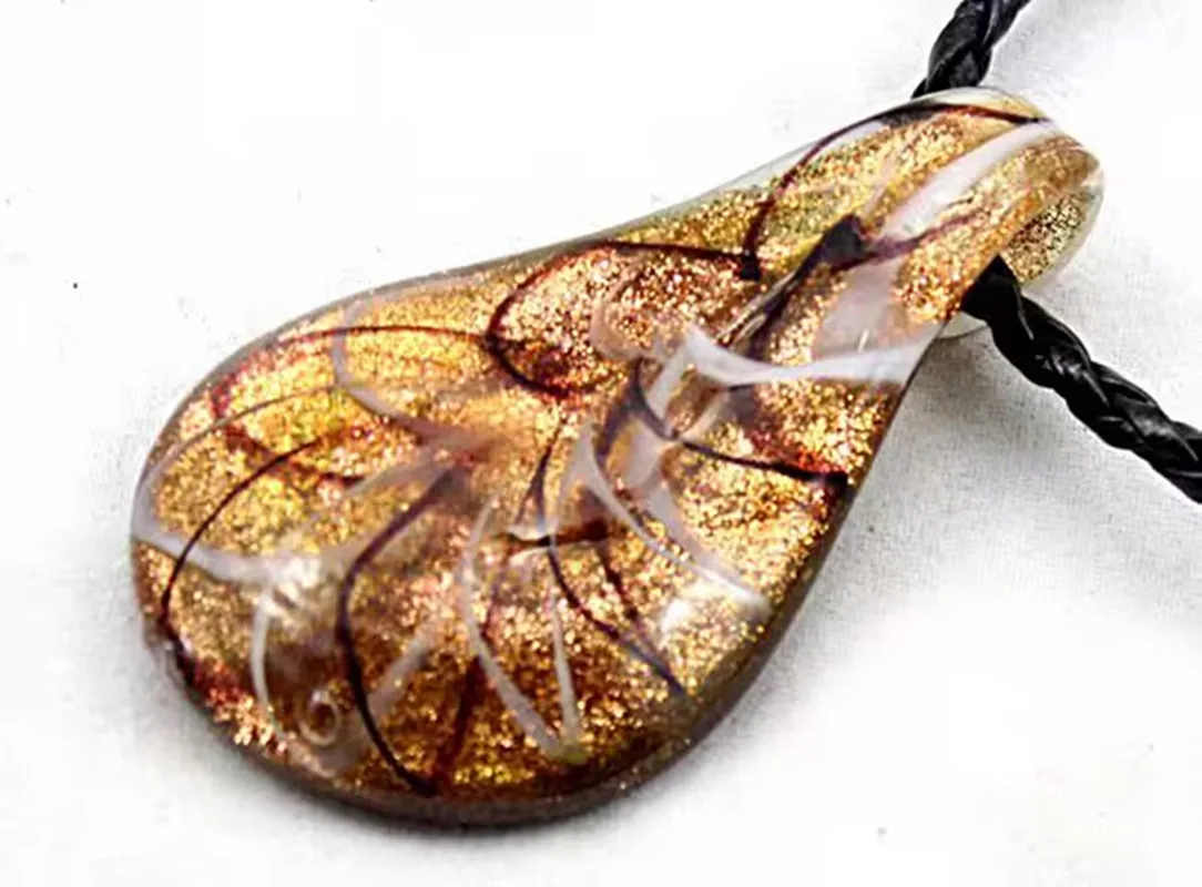 New Handmade Murano Lampwork Glass Colorful Necklace  Jewelry Chinese Style Different Shapes Gift