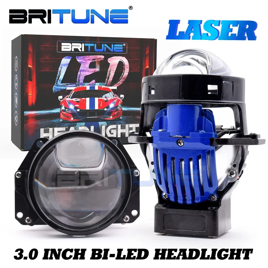 Lente bi-led Matrix de 130W, proyector de reequipamiento para Hella 3R, faros led para auto, foco láser LED 6000K, lupas para faros de coche, diodos de actualización, accesorios para vehículos, luz led para automovil