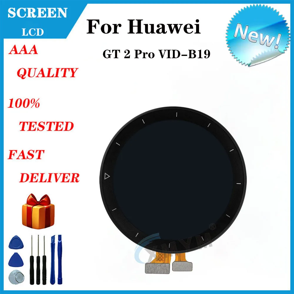 For Huawei GT 2 Pro VID-B19 46 mm LCD Screen Display Touch Panel Digitizer + Tools Replacement And Repair Parts